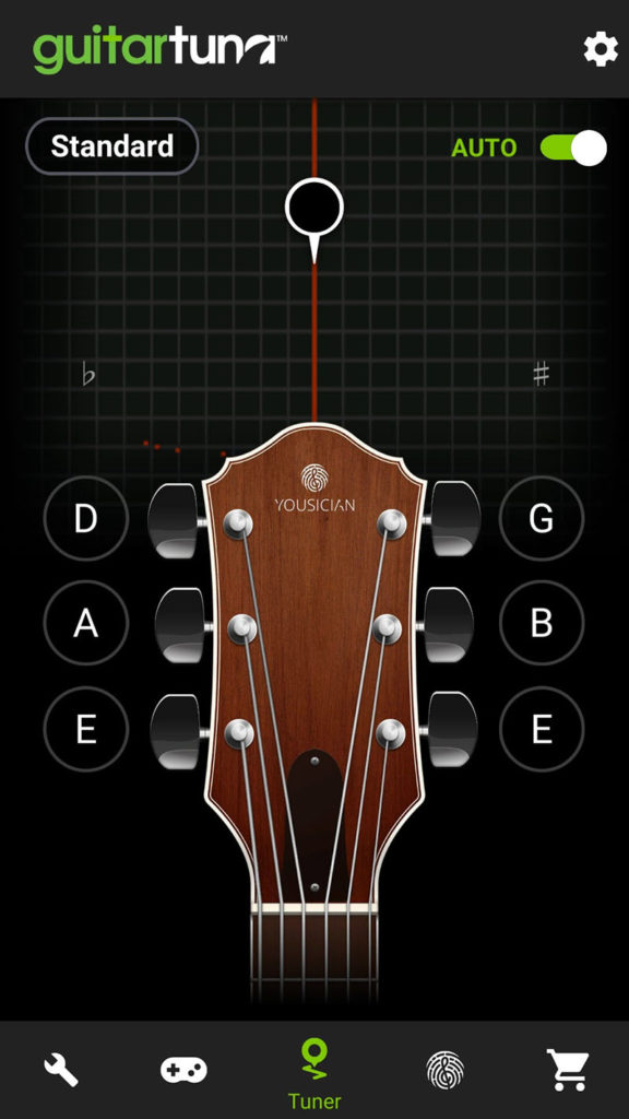 приложение для настройки гитары
